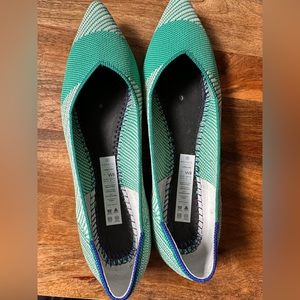Rothy’s flat pointed shoes